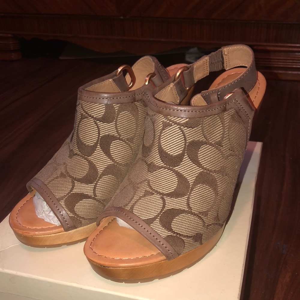 Coach heels Elena